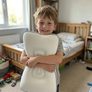 Customer photo — EVERNEL kids ergonomic pillow
