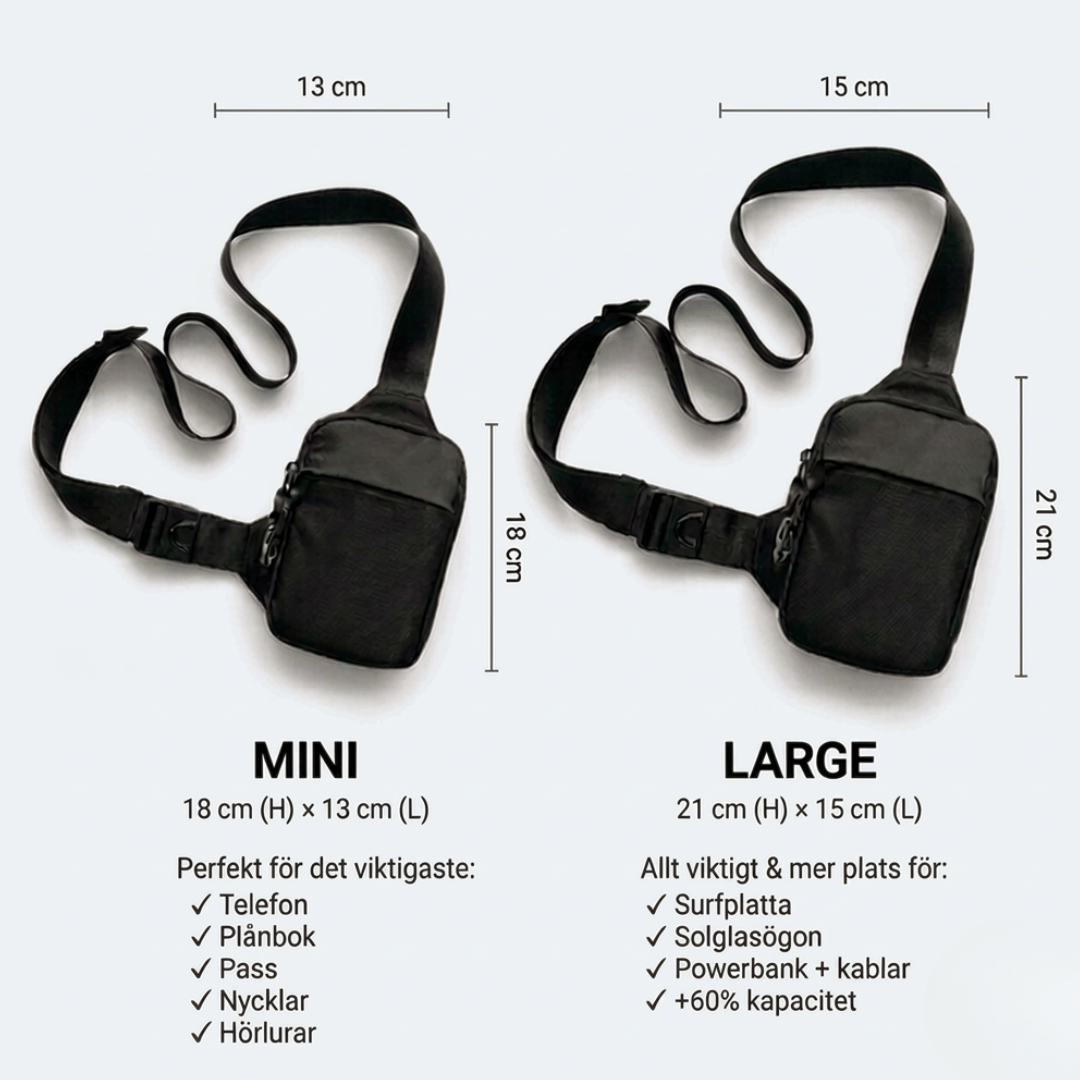 Regular and large size comparison