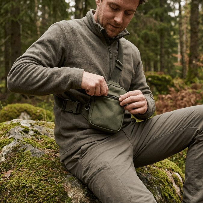 Customer travelling with the sling bag, photo 4