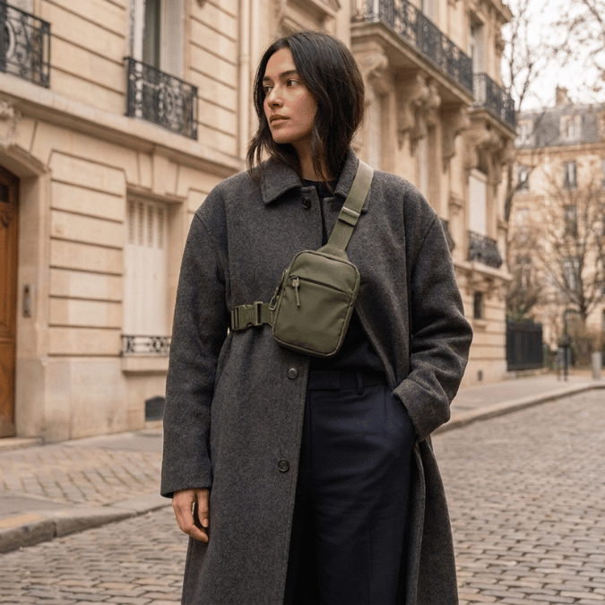 Customer travelling with the sling bag, photo 8