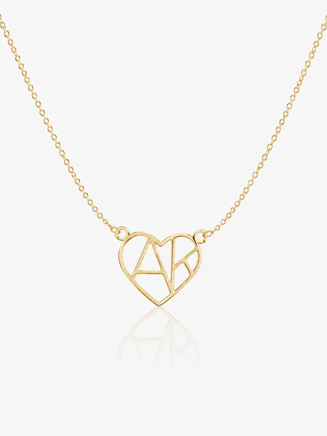 HEART & INITIAL NECKLACE