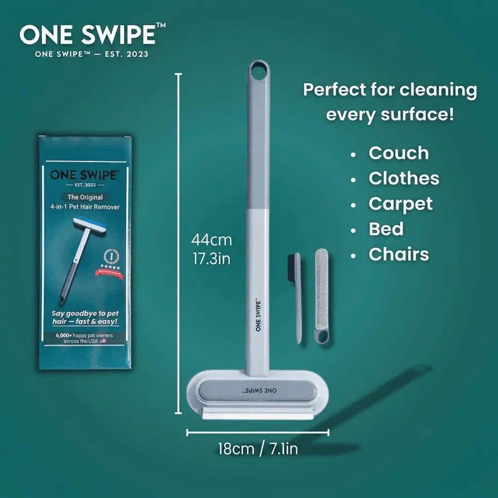 OneSwipe™ – The Original 4-in-1 Pet Hair Remover