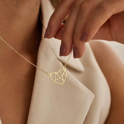 HEART & INITIAL NECKLACE