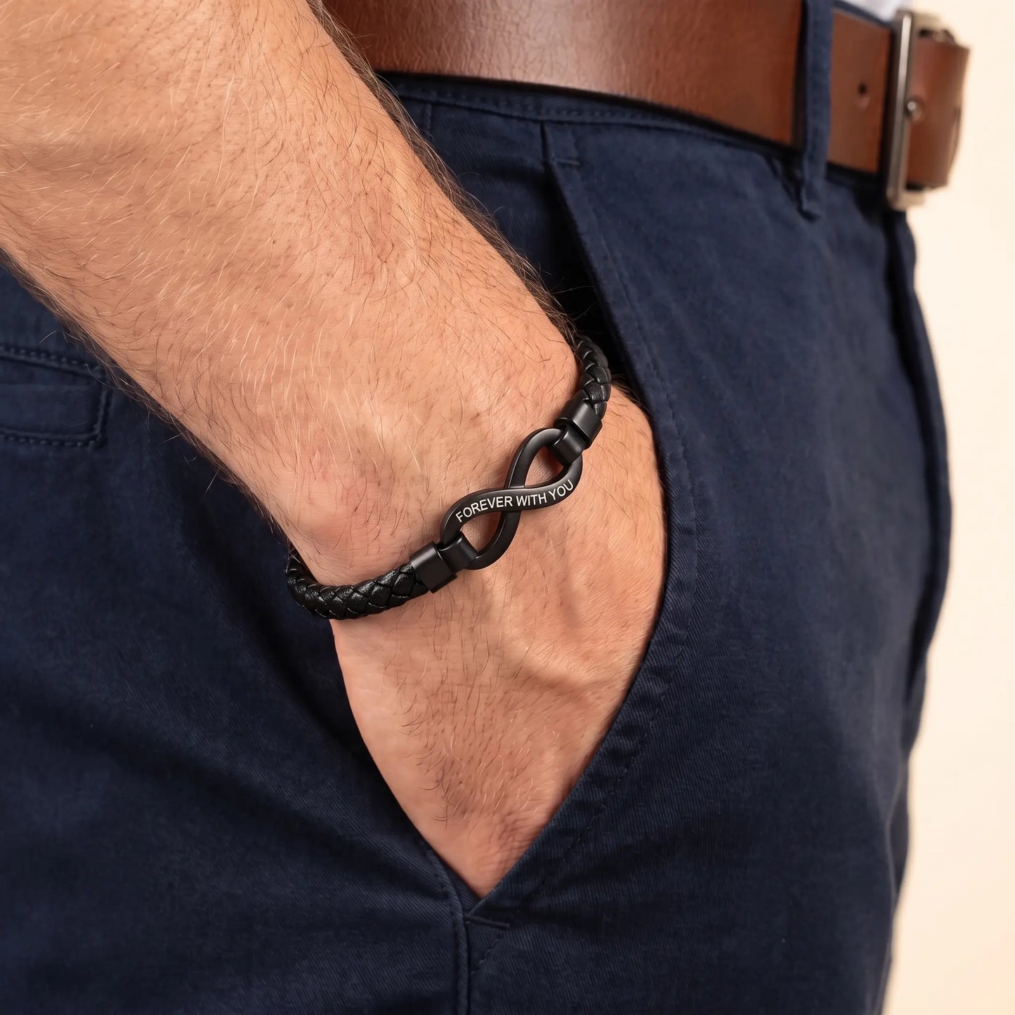 To my husband - Personalized bracelet