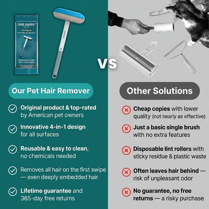 OneSwipe™ – The Original 4-in-1 Pet Hair Remover