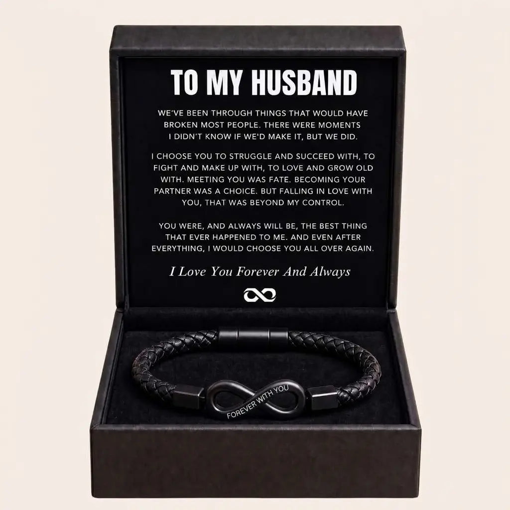 To my husband - Personalized bracelet