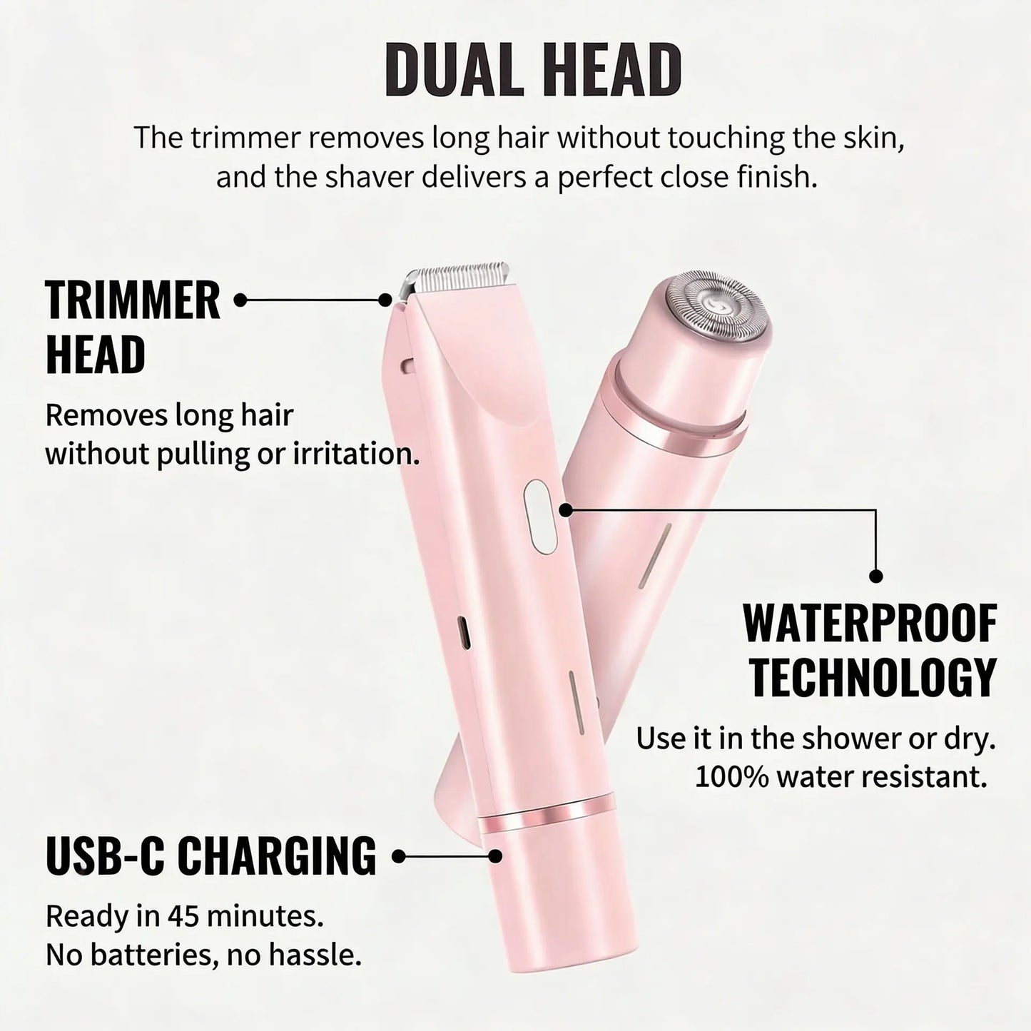 SLYNE™ 2-IN-1 BIKINI & BODY RAZOR
