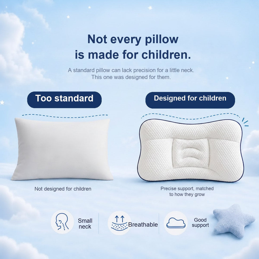 Not every pillow is made for children
