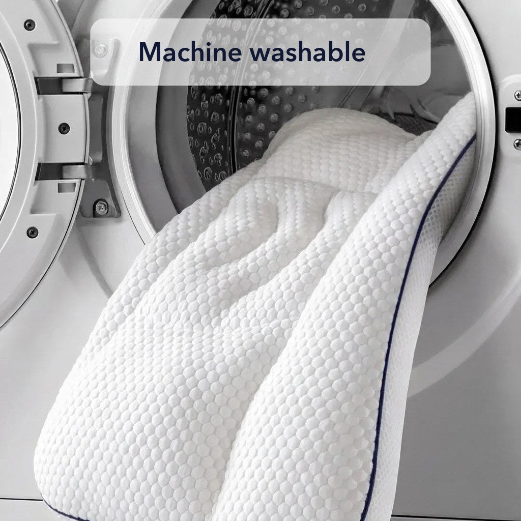 Machine washable pillow cover