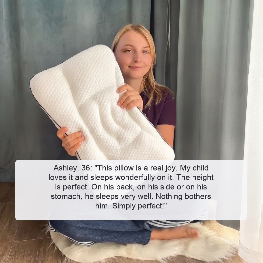 Parent review of the kids neck-support pillow