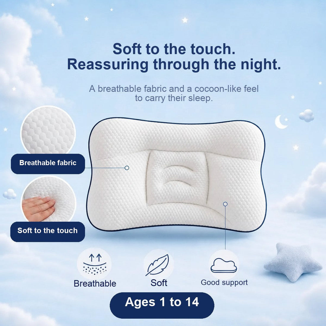 Soft to the touch, reassuring through the night
