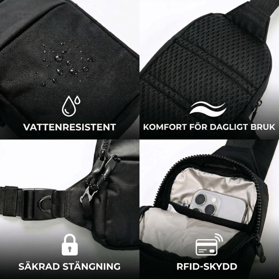 Practical features of the travel sling bag